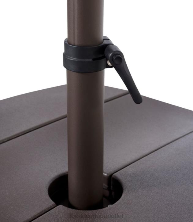 Backyard & Patio Hunter Green H8XZ4522 Sunbrella Market Cantilever 10\' Octagon Umbrella with Stand Set Unisex L.L.Bean