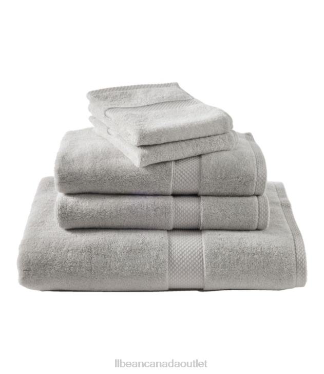 Bath Silver Moon H8XZ7149 Premium Cotton Towel Set Unisex L.L.Bean