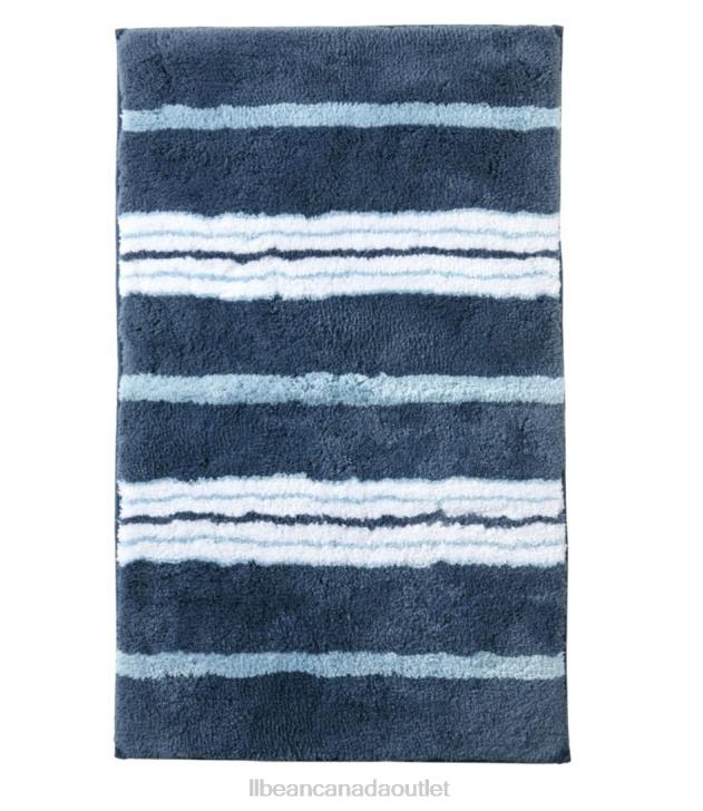 Bath Slate H8XZ4437 Premium Cotton Bath Mat Multistripe Unisex L.L.Bean