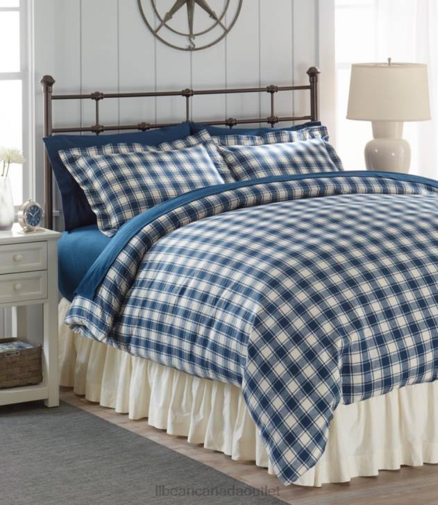 Bedding White H8XZ4463 Gathered Cotton Bed Skirt Unisex L.L.Bean