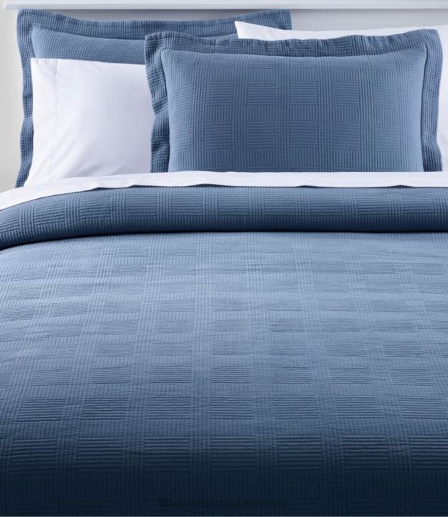 Bedding Atlantic Blue H8XZ6262 Vintage Matelasse Bedspread Unisex L.L.Bean