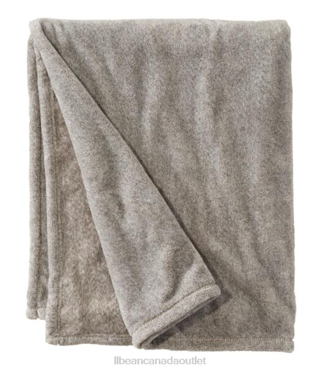 Bedding Charcoal Gray Heather H8XZ2481 Wicked Plush Throw Unisex L.L.Bean