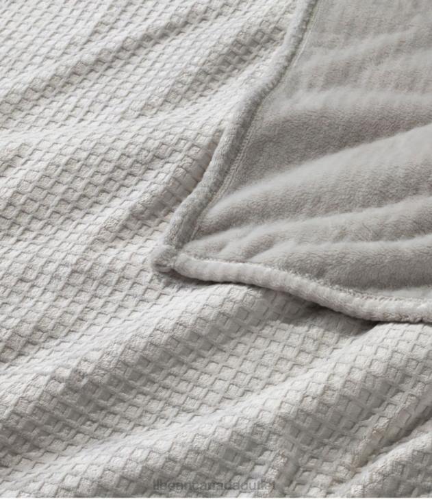 Bedding Foggy Blue H8XZ6283 Wicked Cozy Waffle Blanket Unisex L.L.Bean