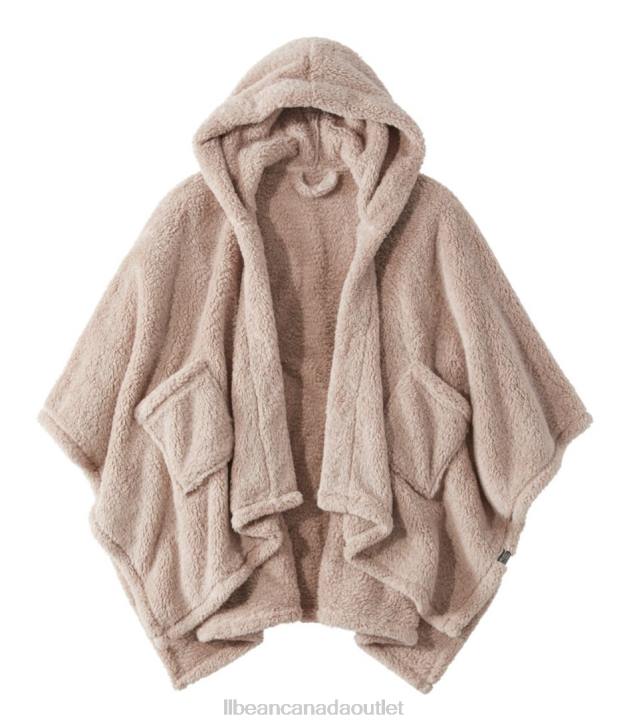 Bedding Heritage Tan H8XZ4320 Cozy Sherpa Wearable Throw Unisex L.L.Bean