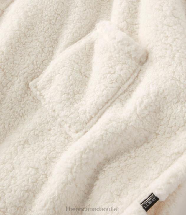 Bedding Heritage Tan H8XZ4320 Cozy Sherpa Wearable Throw Unisex L.L.Bean