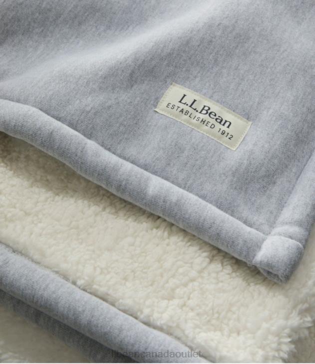 Bedding Indigo Heather H8XZ4389 1912 Sweatshirt Throw Unisex L.L.Bean
