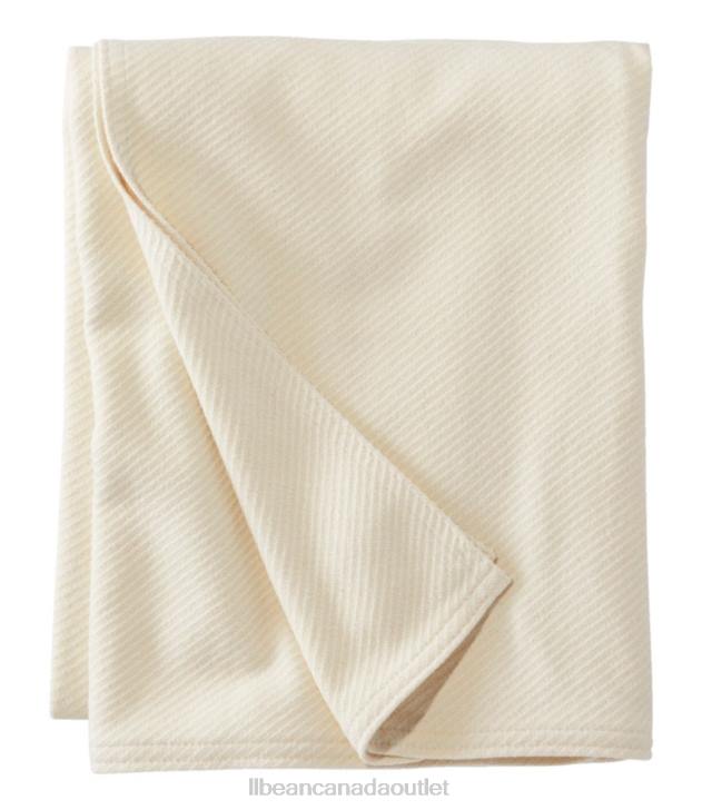 Bedding Natural H8XZ5501 Maine Twill Blanket Unisex L.L.Bean