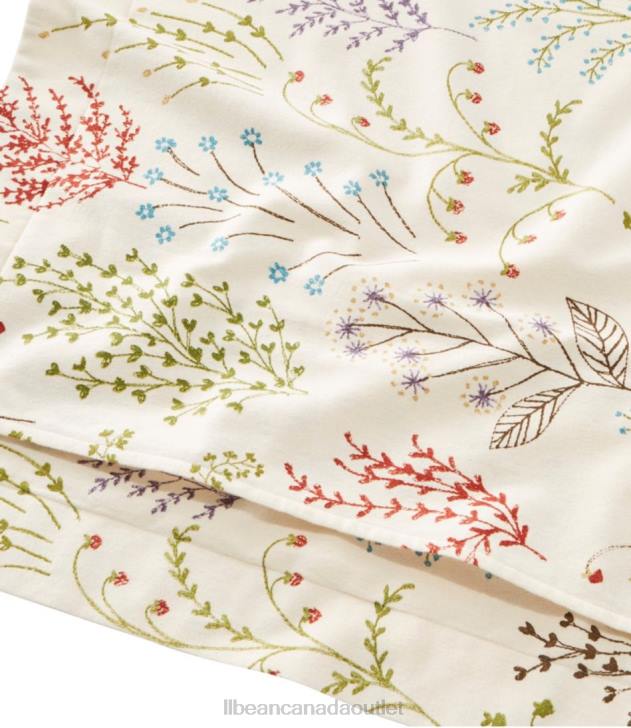 Bedding Botanical Floral H8XZ4475 Flannel Comforter Cover Collection Unisex L.L.Bean