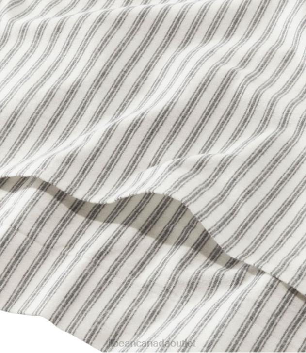 Bedding Mariner Blue H8XZ2712 Ultrasoft Comfort Flannel Comforter Cover Collection Stripe Unisex L.L.Bean