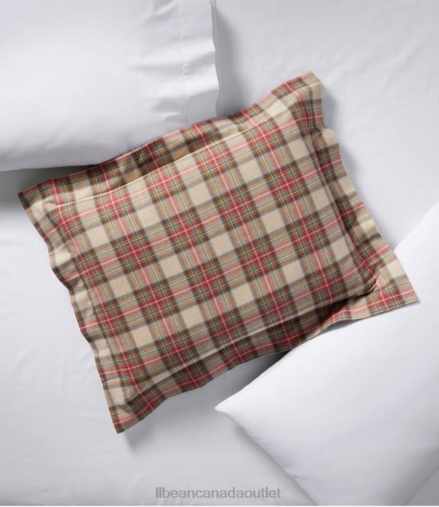 Bedding Rustic Red/Charcoal H8XZ2742 Heritage Chamois Flannel Comforter Cover Collection Plaid Unisex L.L.Bean