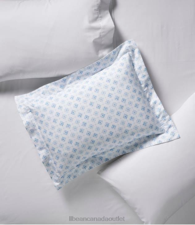 Bedding Soft Blue H8XZ2789 Premium Egyptian Percale Comforter Cover Collection Print Unisex L.L.Bean