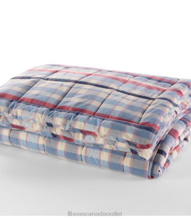 Bedding Mineral Red H8XZ4560 Ultrasoft Cotton Comforter Plaid Unisex L.L.Bean