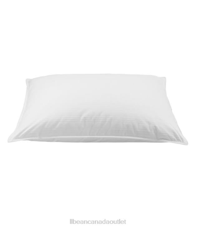 Bedding Natural H8XZ2652 Down Damask Pillow Unisex L.L.Bean