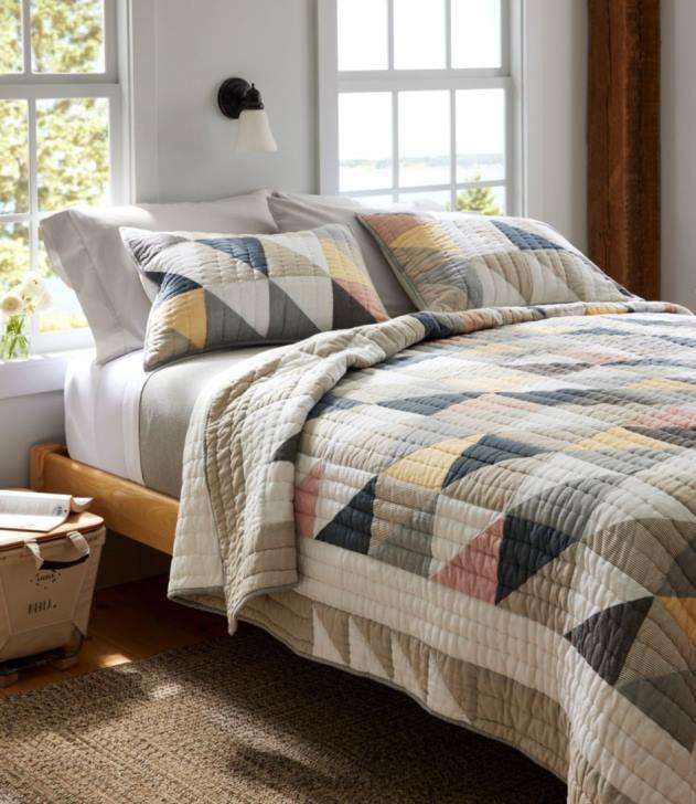 Bedding Multi H8XZ2510 Flying Geese Quilt Collection Unisex L.L.Bean