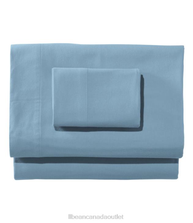 Bedding Bay Blue H8XZ6269 Ultrasoft Comfort Flannel Sheet Set Unisex L.L.Bean