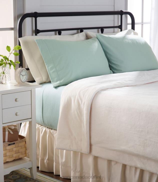 Bedding Bluegrass H8XZ6807 Premium Supima Flannel Sheet Collection Unisex L.L.Bean