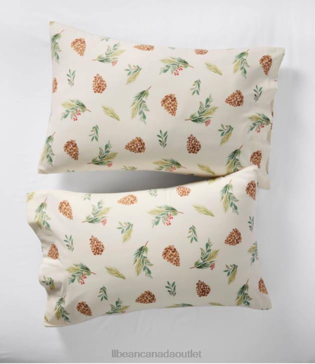 Bedding Evergreen H8XZ2545 Flannel Sheet Collection Unisex L.L.Bean