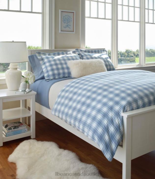 Bedding Frost Gray H8XZ7246 Ultrasoft Comfort Flannel Sheet Set Unisex L.L.Bean