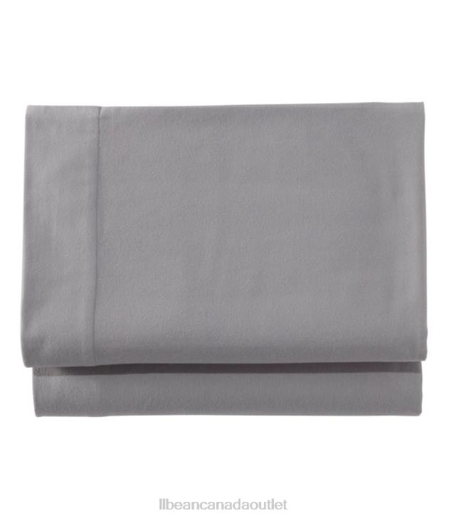 Bedding Frost Gray H8XZ7326 Ultrasoft Comfort Flannel Sheet Fitted Unisex L.L.Bean