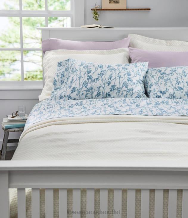 Bedding Lilac Mist H8XZ2683 Garment Washed Sateen Sheet Collection Unisex L.L.Bean