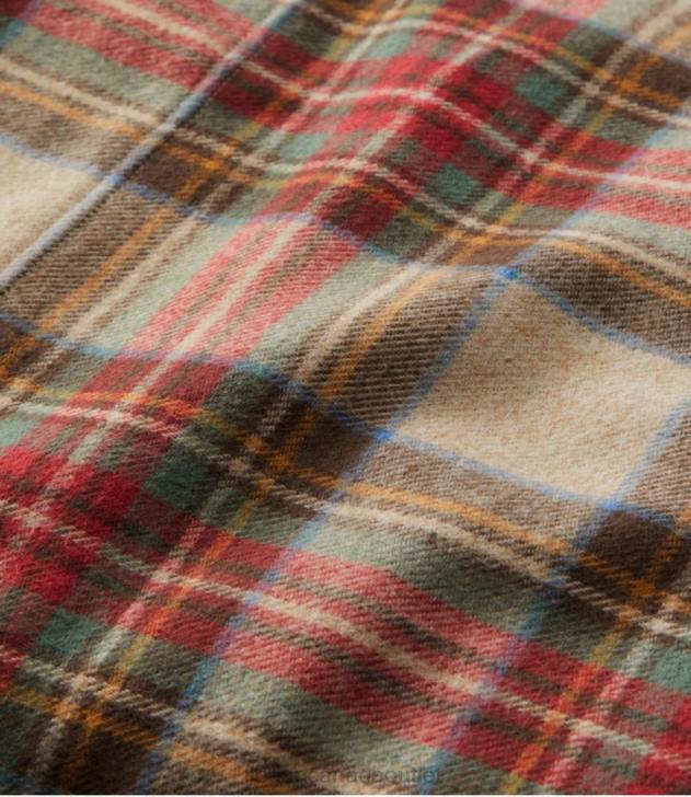 Bedding Royal Stewart Tartan H8XZ7131 Heritage Chamois Flannel Sheet Collection Plaid Unisex L.L.Bean