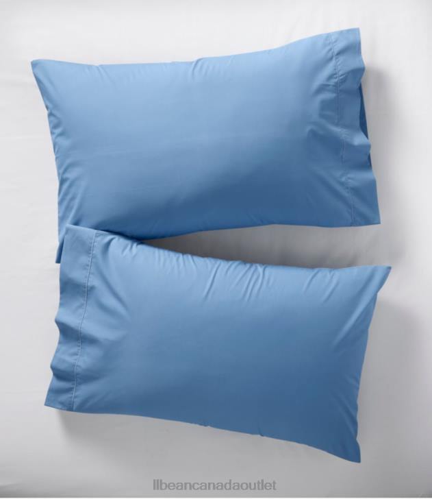 Bedding Soft Blue H8XZ4323 Premium Egyptian Percale Sheet Collection Unisex L.L.Bean