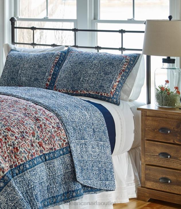 Bedding White H8XZ2523 Sunwashed Pintuck Sheet Collection Unisex L.L.Bean