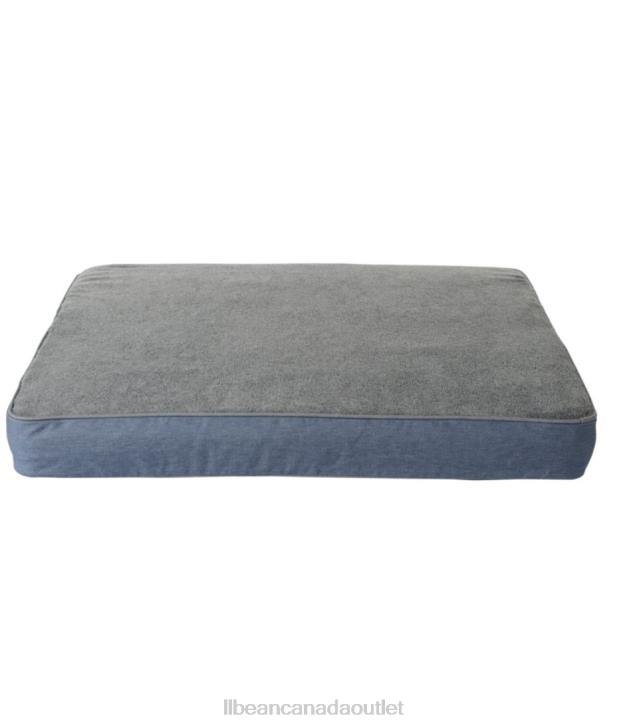 Home Goods Vintage Indigo H8XZ3903 Premium Fleece Dog Bed Set Rectangular Unisex L.L.Bean