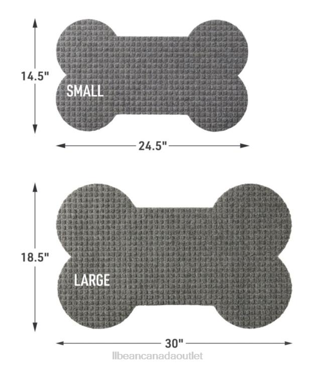 Home Goods Charcoal H8XZ3988 Everyspace Waterhog Dog Placemat Dog Bone Unisex L.L.Bean