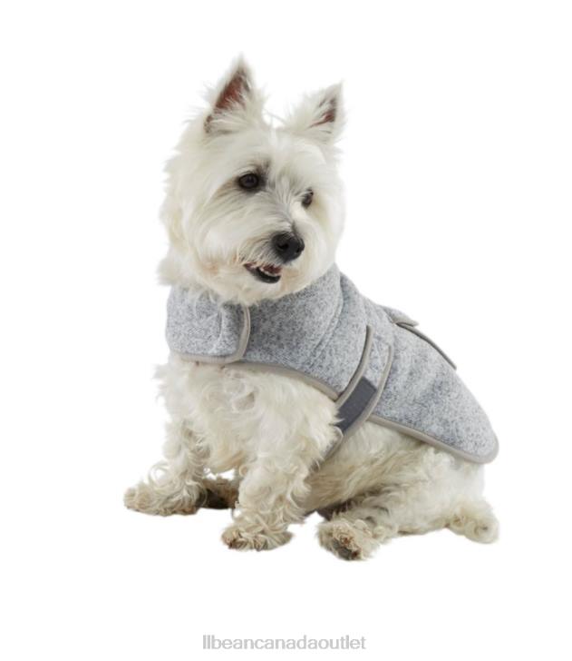 Home Goods Pewter H8XZ4092 Sweater Fleece Jacket for Dogs Unisex L.L.Bean