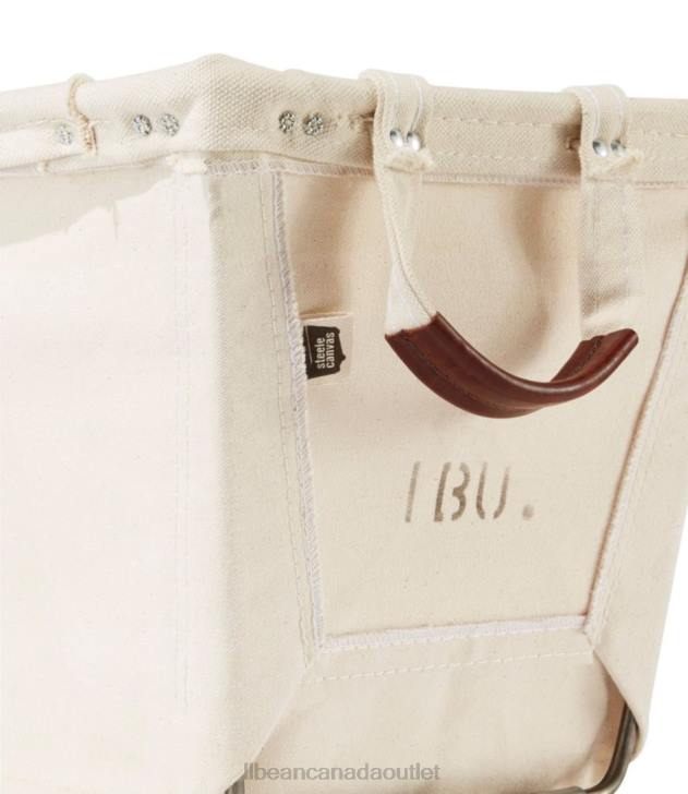 Home Decor Natural H8XZ2888 Steele Small Carry Basket With Wood Runners Unisex L.L.Bean