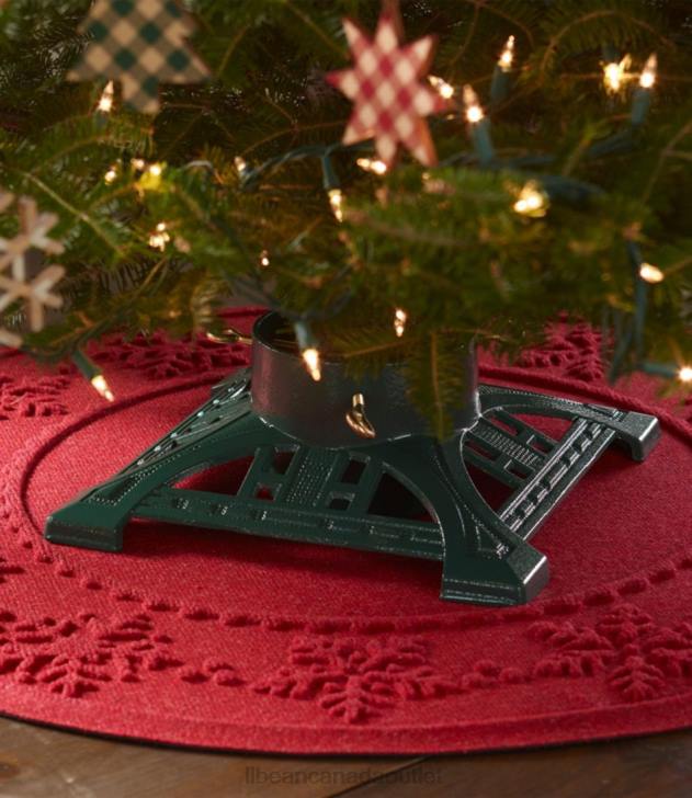 Home Decor Green H8XZ2553 Heirloom Cast Iron Christmas Tree Stand Unisex L.L.Bean
