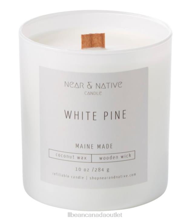 Home Decor White Pine H8XZ5630 Near and Native Candles Unisex L.L.Bean
