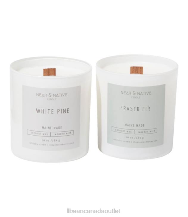 Home Decor White Pine H8XZ5630 Near and Native Candles Unisex L.L.Bean