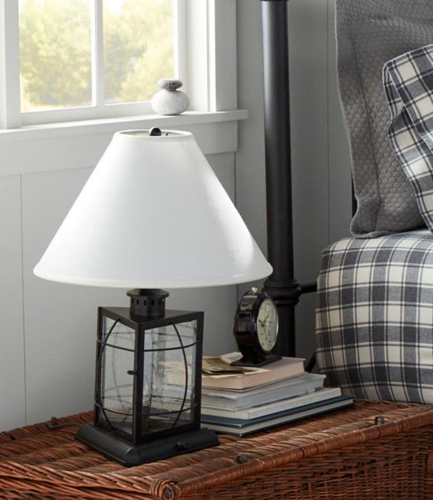 Home Decor Black H8XZ2826 Hurricane Table Lamp Unisex L.L.Bean