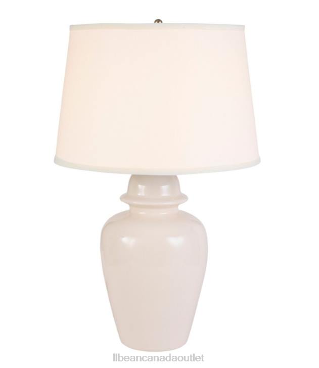 Home Decor Ivory H8XZ4536 Portland Ceramic Lamp Unisex L.L.Bean