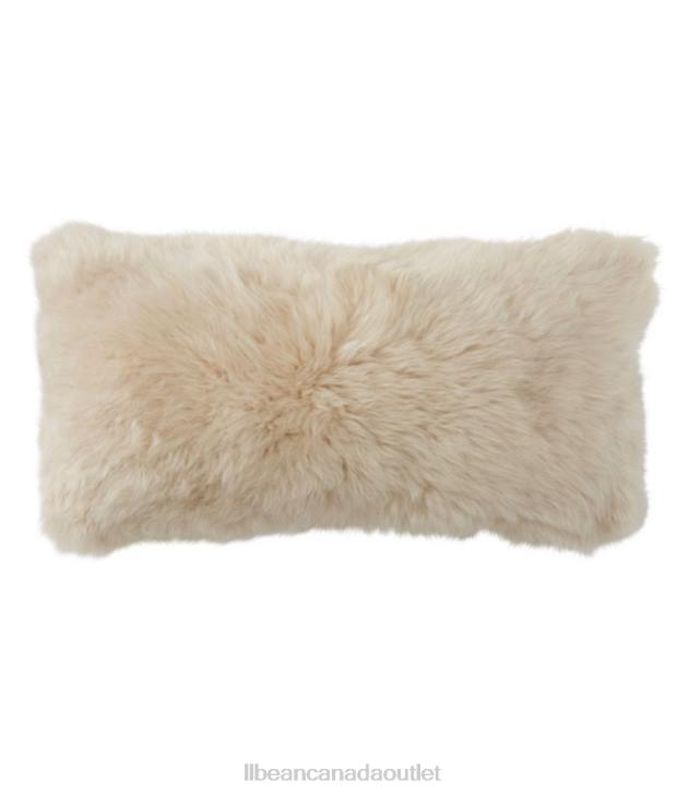 Home Decor Linen H8XZ4528 Sheepskin Throw Pillow Unisex L.L.Bean