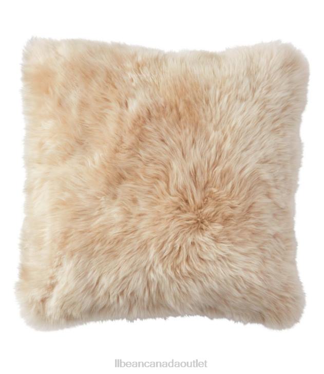 Home Decor Linen H8XZ4541 Sheepskin Throw Pillow Unisex L.L.Bean