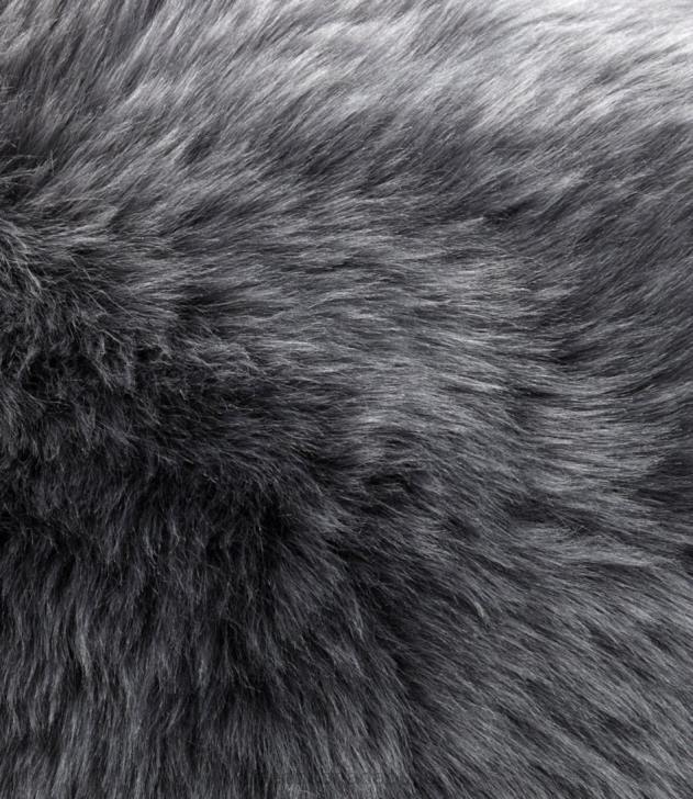 Home Decor Steel Gray H8XZ2868 Sheepskin Throw Pillow Unisex L.L.Bean