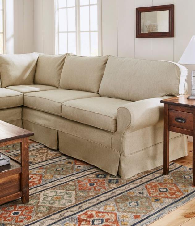 Indoor Furniture Chambray H8XZ4544 Pine Point Slipcovered Sectional Unisex L.L.Bean