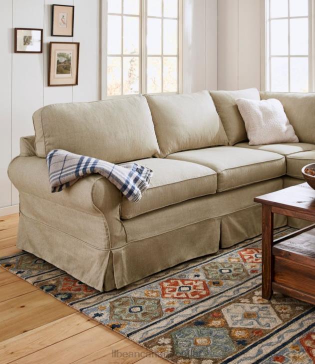 Indoor Furniture Chambray H8XZ4544 Pine Point Slipcovered Sectional Unisex L.L.Bean