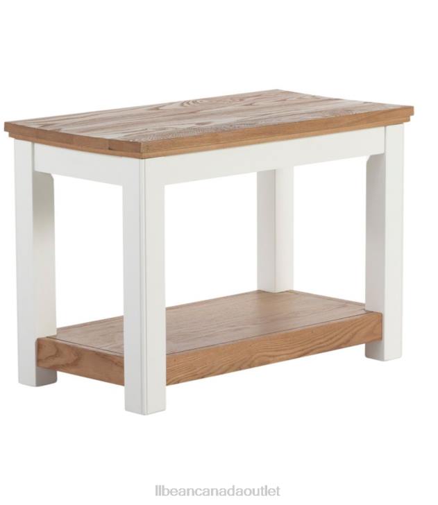 Indoor Furniture Paperwhite H8XZ2824 Painted Farmhouse Bench Wood Top Unisex L.L.Bean