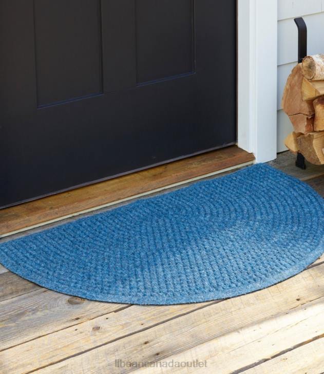 Home Goods Blue H8XZ7118 Everyspace Recycled Waterhog Doormat Crescent Unisex L.L.Bean
