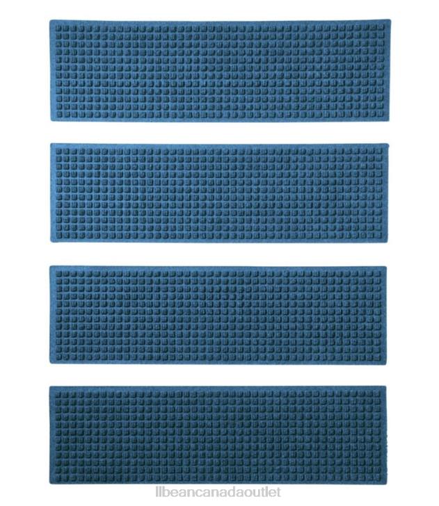 Home Goods Blue H8XZ7252 Everyspace Recycled Waterhog Mat Stair Treads Set of Four Unisex L.L.Bean