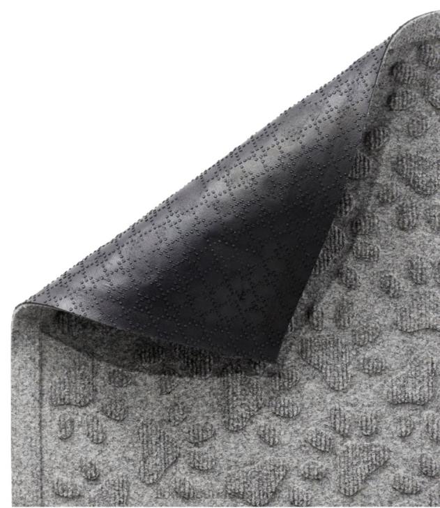 Home Goods Bluestone H8XZ5268 Recycled Waterhog Dog Mat Scattered Paws Unisex L.L.Bean