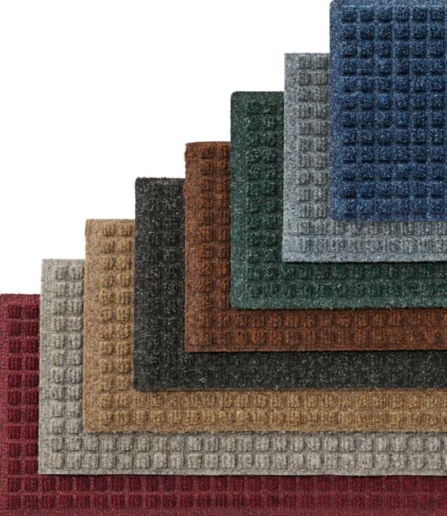 Home Goods Brown H8XZ2491 Everyspace Recycled Waterhog Mat Set of Four Unisex L.L.Bean