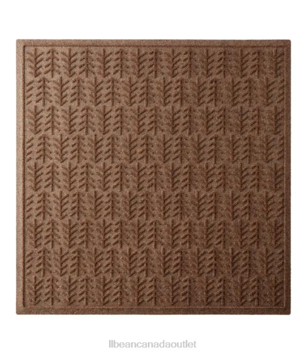 Home Goods Brown H8XZ2599 Everyspace Recycled Waterhog Mat Square Trees Unisex L.L.Bean