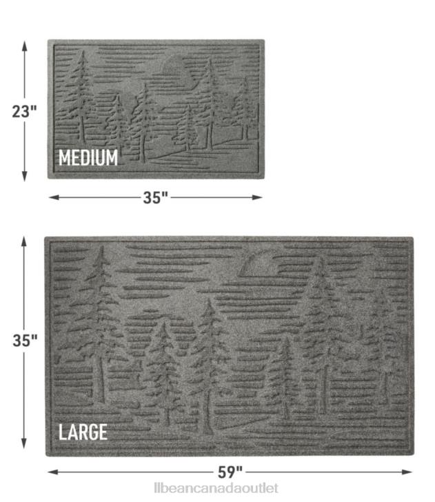 Home Goods Camel H8XZ2479 Everyspace Recycled Waterhog Doormat Pine Trees Unisex L.L.Bean