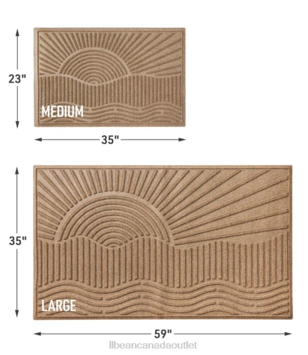 Home Goods Camel H8XZ2516 Everyspace Recycled Waterhog Doormat Sunrise Unisex L.L.Bean