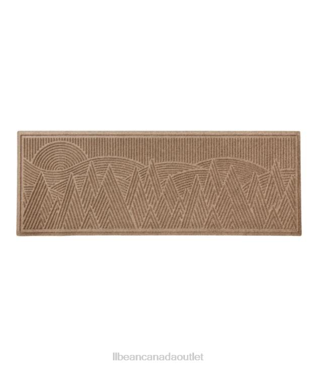 Home Goods Camel H8XZ2642 Everyspace Recycled Waterhog Runner Mountain Scene Unisex L.L.Bean